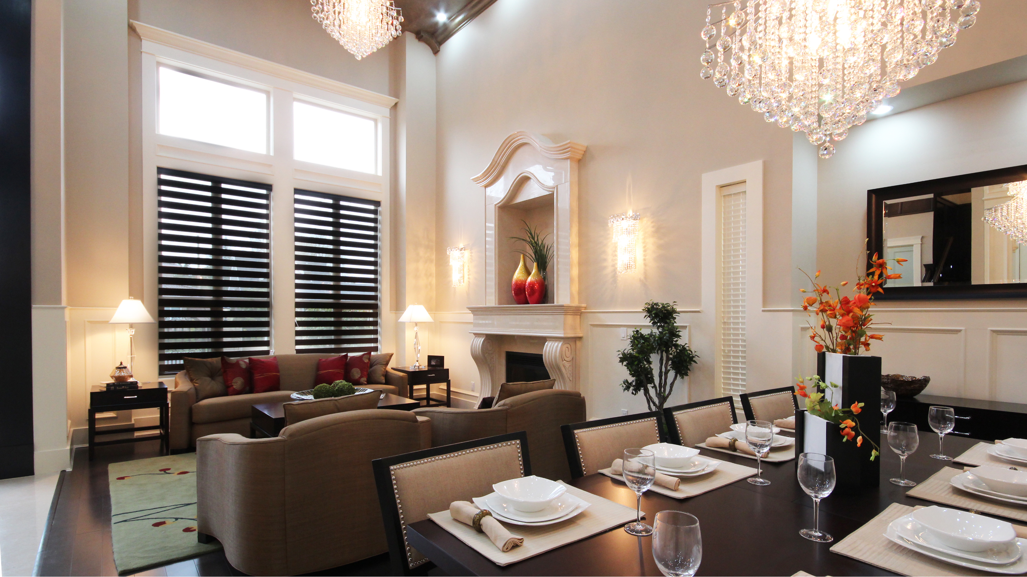 Custom Home — Dining & Living